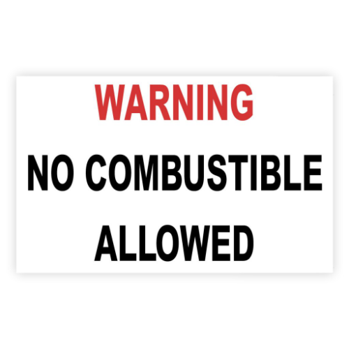 Warning signs