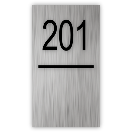 Unit number signs