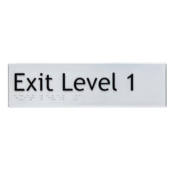 Exit Level Braille Sign $37