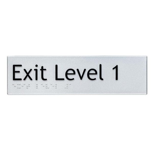 Exit Level Braille Sign $37