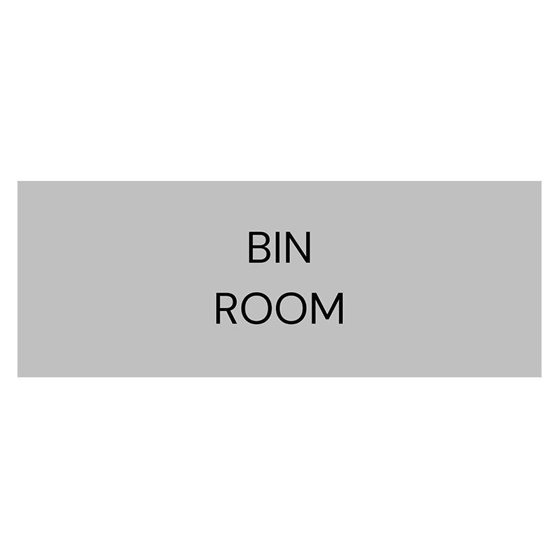 Bin Area Sign