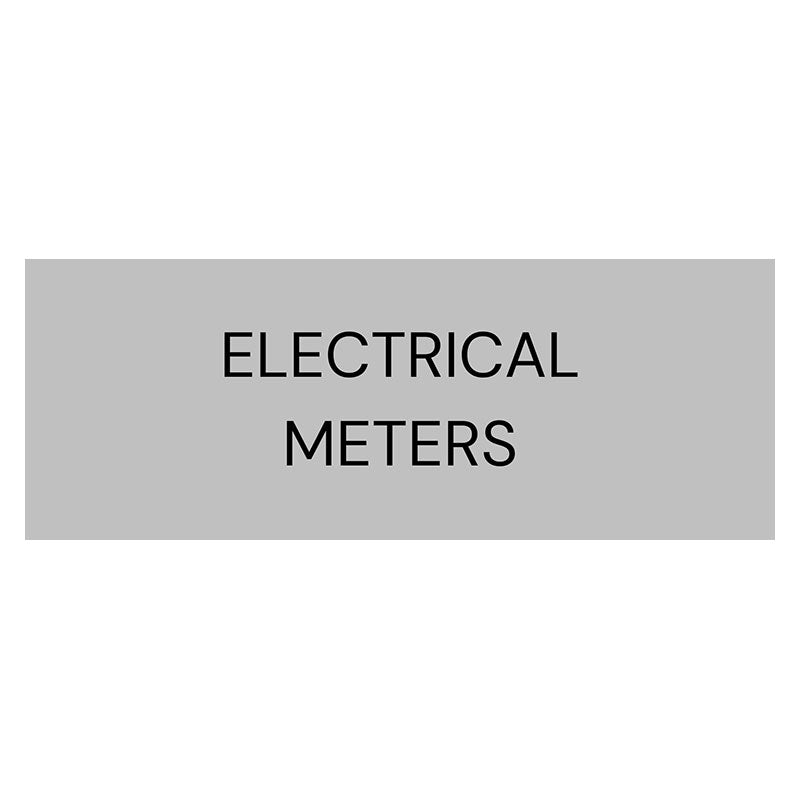 Electrical Meters Sign