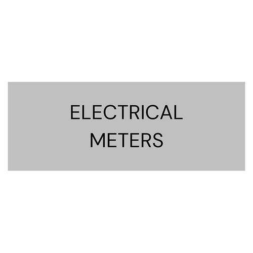 Electrical Meters Sign 400 W x 150
