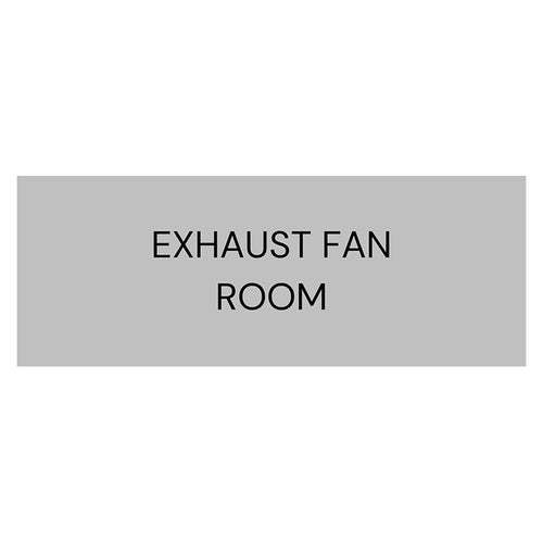 Exhaust Fan Room - Silver 400mm (W) x 150mm
