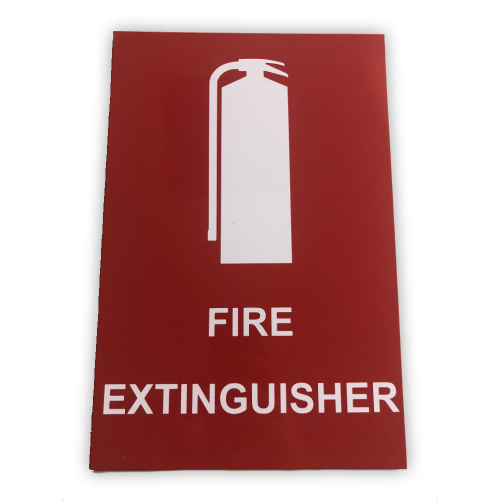 Fire Estinguisher Information Signs