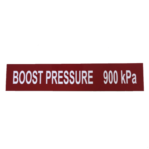 boost-pressure signs