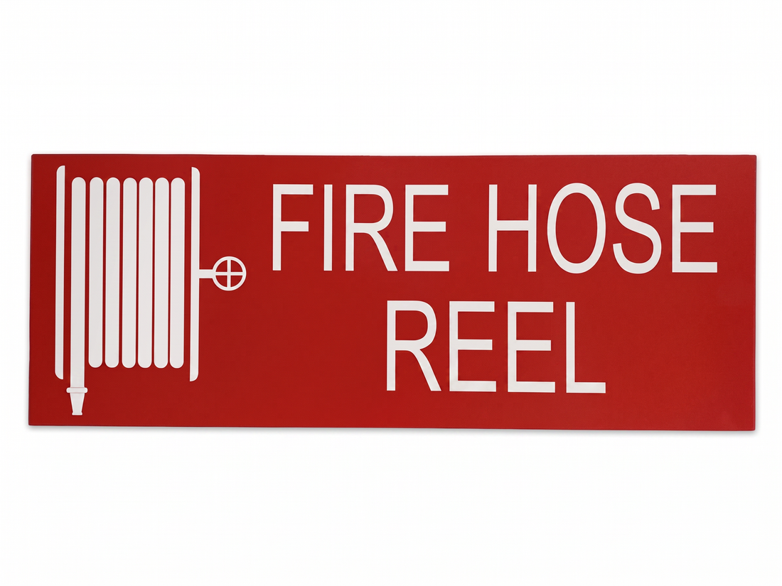 Fire Hose Reel Sign 400 W x 150