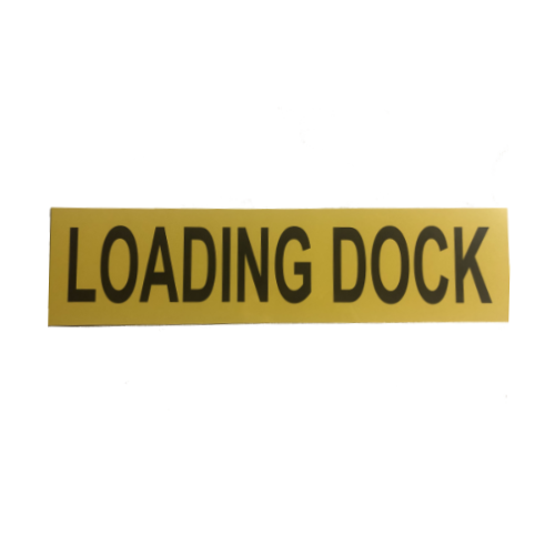 loading-dock Caution signs