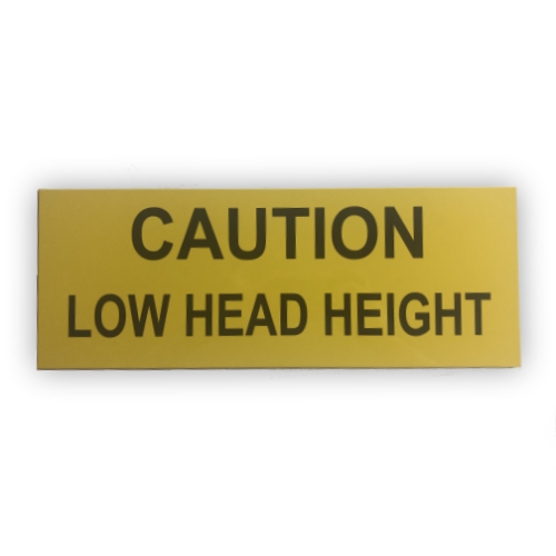 low-head-height caution signs