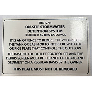 onsite-stormwater Sign